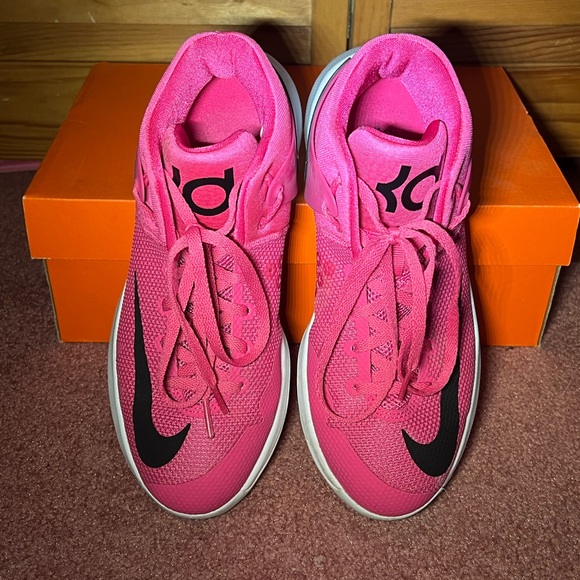 KD Trey 5 IV Nike Shoes Think Pink - Picture 5 of 6